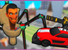 Cars vs Skibidi Toilet