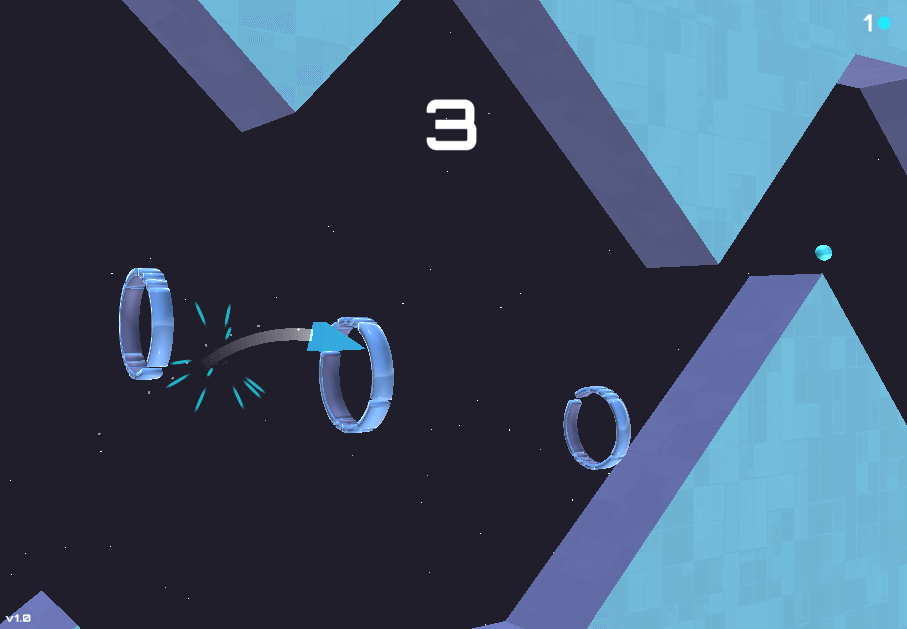 The Wave Road game takes place in an infinite space and features straightforward gameplay. To travel through space, control an arrow and avoid obstacles.